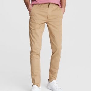 Rag & Bone Fit 1 Stretch Twill Chino Beige Khaki Pants